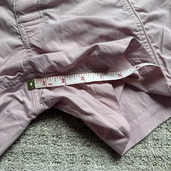 Patagonia Women's Nylon Shorts Size 8 Pink Front-tie With Pockets - Picture 9 of 9